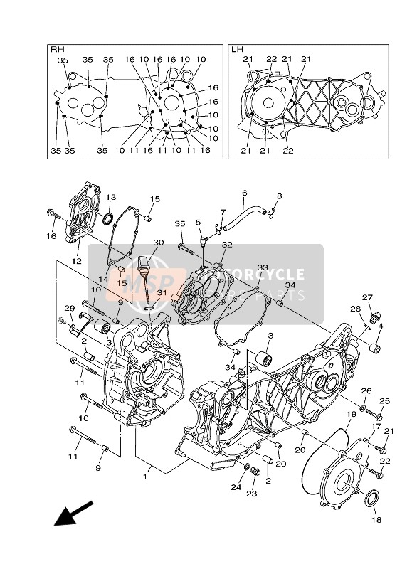 Yamaha NMAX 125 2019 Caja Del Cigüeñal para un 2019 Yamaha NMAX 125